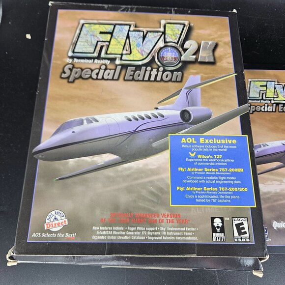 Fly 2K Flight Simulator Special Edition PC 4 CD Disc Airplane Manual Reference - Picture 2 of 11